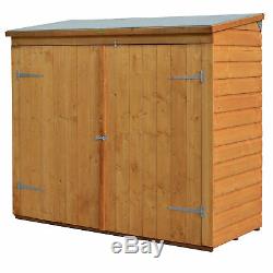 Rowlinson Garden Products Outdoor Wood Wall Storage Shed A056 Bicycle Shed