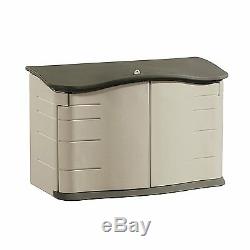 Rubbermaid 135 G 18 Cu. Ft. Horizontal Backyard Outdoor Garden Deck Storage Shed