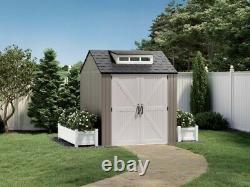 Rubbermaid 7x7 Ft Durable Weather Resistant Resin Outdoor Storage Shed