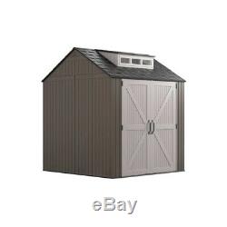 Rubbermaid 7x7 Ft Durable Weather Resistant Resin Outdoor Storage Shed-FREE SHIP