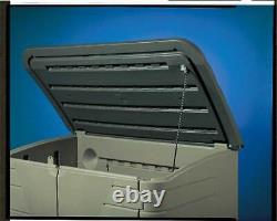 Rubbermaid Commercial Fg374701olvss 32 Cu Ft Resin Horizontal Outdoor Storage