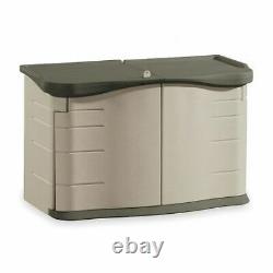 Rubbermaid Fg375301olvss 18 Cu Ft Resin Horizontal Outdoor Storage Shed