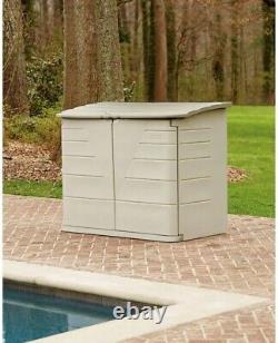 Rubbermaid Horizontal Resin Weather Resistant Outdoor Storage Shed, 32 cu. Ft