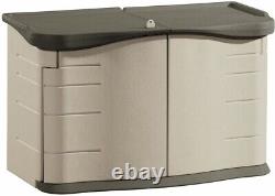 Rubbermaid Horizontal Storage Shed 55 in. X 36 in. Double Walled Resin Brown NEW