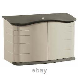 Rubbermaid Horizontal Storage Shed, Olive & Sandstone