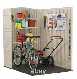 Rubbermaid Large Vertical Resin Weather Resistant Outdoor Garden Storage Shed, 5