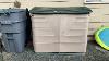 Rubbermaid Outdoor Horizontal Storage Shed Storage Storageshed Outdoorstorage