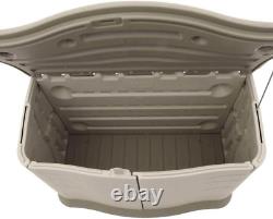 Rubbermaid Small Horizontal Resin Outdoor Storage Shed with Floor (4.5 X 3 Ft) W