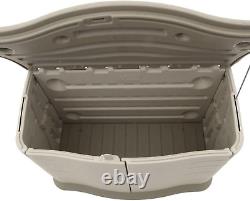 Rubbermaid Small Horizontal Resin Outdoor Storage Shed with Floor (4.5 X 3 Ft) W