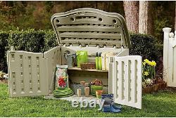 Rubbermaid Small Horizontal Resin Outdoor Storage Shed with Floor (4.5 X 3 Ft) W