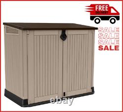 SALE- Keter Durable Resin Horizontal Shed All-Weather Outdoor Storage