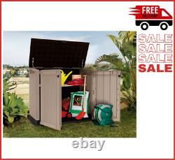 SALE- Keter Durable Resin Horizontal Shed All-Weather Outdoor Storage