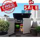 Storage Box Container Outdoor Garage Resin Shed Patio Garden Tools Chest Plastic