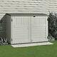 Suncast Resin Outdoor Storage Shed, 70-1/2inwx44-1/4ind, Bms4700, Vanilla/stoney