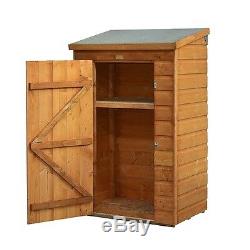 Shed Mini Wooden Store Small Outside Garden Storage Unit Shiplap Cladding Tools