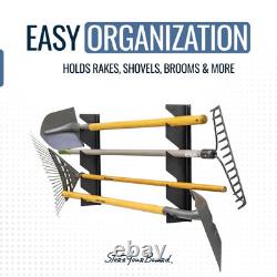 Shed Tool Organizer Wall Mount, Garage Organization, Garden Tool Organizer fo