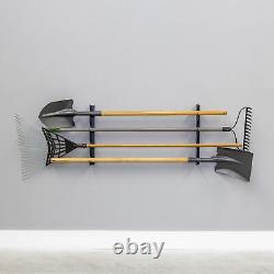 Shed Tool Organizer Wall Mount Garage Organization Garden for Shovels and Rakes