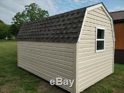 Shed storage building, mini barn, 8x12 shed