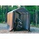 Shelterlogic Shed-in-a-box Canopy Storage Shed 6l X 12w X 8h Ft, Gray, 6 X 12