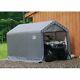 Shelterlogic Shed-in-a-box Canopy Storage Shed 6w X 10d X 6.5h Ft, Gray, 6 X