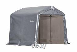 ShelterLogic Shed-in-a-Box 8 ft. X 8 ft. Plastic Horizontal Peak Sto -Case of 12