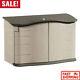 Small Horizontal Resin Outdoor Storage Shed With Floor Weather Resistant Garden