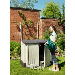 Small Storage Shed Pool Equipment Patio Cushion Outdoor Garbage Can Container