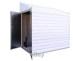 Steel Storage Shed 48 Wide x 84 Long x 72 Inches High 154 Cubic Feet For Outdoor