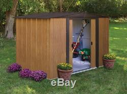 Steel Storage Shed 6' x 5' Gable Roof And 147 Cubic Feet Of Storage For Outdoor