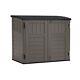 Stoney Resin Outdoor 4 Ft. 4 In. Wx2 Ft. 8 In. D Plastic Horizontal Storage Shed