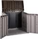 Stora Way All Weather Outdoor Horizontal Storage Shed Cabinet For Trash Can, Gar