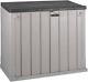 Stora Way All Weather Outdoor Horizontal Storage Shed Cabinet For Trash Can, Gar