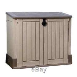 Storage Resin Outdoor Box Deck Shed Keter Sheds Patio Garden Organizer Cabinet