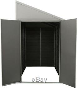 Storage Shed 4 ft. X 7 ft. Peak Roof Shape Double Lockable Door with Door Latch