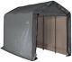 Storage Shed 6 Ft. X 12 Ft. X 8 Ft. Peak Style With Double Zippered Door Panels