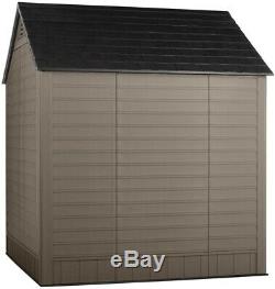 Storage Shed 7 ft. X 7 ft. Lockable Double Door Weather Resistant with Windows