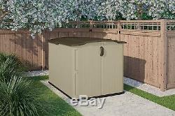 Storage Shed Outdoor Storage for Backyard Tools Accessories Resin Box Cabinet