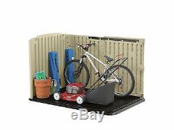 Storage Shed Outdoor Storage for Backyard Tools Accessories Resin Box Cabinet