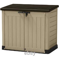Storage Shed Outdoor Store It Out MAX Resin Horizontal Polypropylene Plastic NEW