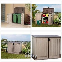 Storage Shed Store-It-Out Midi 30-Cu Ft Resin All-Weather Plastic Outdoor Garden