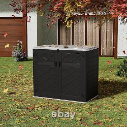 Storage Shed Weather Resistance, Multi-Purpose Outdoor Storage Cabinet for Backy