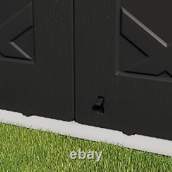 Storage Shed Weather Resistance, Multi-Purpose Outdoor Storage Cabinet for Backy