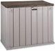 Storage Way All-weather Outdoor Horizontal Storage Shed Cabinet For Trash Cans &