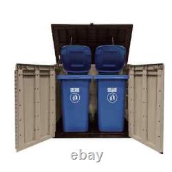 Store-It-Out Max 5 x 3 FT Horizontal Storage Bin Shed with Lockable Weat