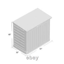 Store-It-Out Max 5 x 3 FT Horizontal Storage Bin Shed with Lockable Weat