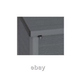 Store-away 317 Gal. 4 ft. 9 in. X 2 ft. 8 in. X 4 ft. 1 in. Gray Resin Horizonta