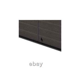 Store-away 317 Gal. Brown Resin Horizontal Storage Shed, Flat Lid