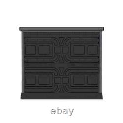 Store-away 317 Gal. Brown Resin Horizontal Storage Shed, Flat Lid