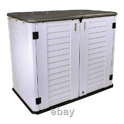 Stout Stuff 26 Cu. Ft. Plastic Outdoor Horizontal Storage Shed