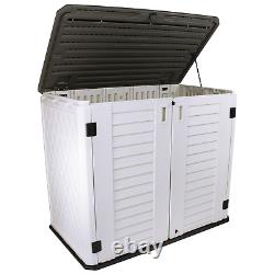 Stout Stuff 26 Cu. Ft. Plastic Outdoor Horizontal Storage Shed